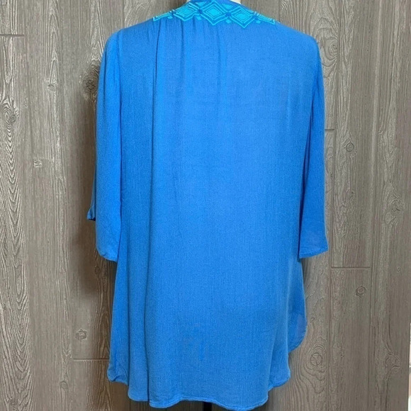 Lilly Pulitzer Blue Tunic Top S - Picture 3 of 5